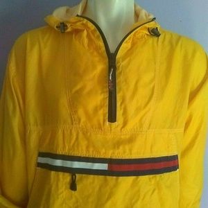 Vtg. 1990s Tommy Hilfiger Anorak Hoodie Jacket XL